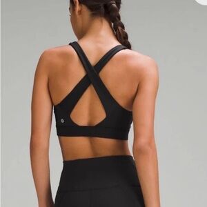 Lululemon Envital Black Cross-Back Sports Bra